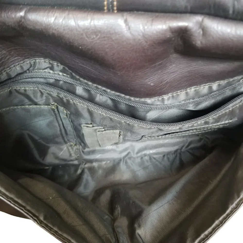 Kenneth Cole Reaction Mens Show Business - 4 Double Gusset Flapover Laptop Bag